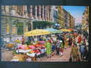 Carte Postale 06 NICE LE MARCHE AUX FLEURS Colorisée TRES BEAU PLAN - Mercadillos