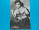 Sports) Marcel  Cerdan----PUB  LA LUNETTE CERDAN--petites Taches De Rouilles--rare-tres Belle Carte - Boxing