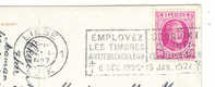 COB 200 Oblitéré LIEGE 1 LUIK 1927 Employez Les Timbres Antituberculeux Sur CPA Bonne Année - 1922-1927 Houyoux