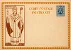 P039-17c - Entier Postal - Carte Postale Illustrée Avec Surtaxe N°17c - Cardinal Mercier - 50c + 50c Bleu Sur Chamois To - Illustrated Postcards (1971-2014) [BK]