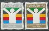 CANADA 1983 MNH Stamp(s) Edmonton Univ. 875-876 #5763 - Neufs