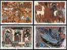 1987 CHINA T116 DUNHUANG MURAL(I) 4V MNH - Nuovi