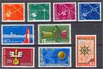 SWITZERLAND 3 SETS COMMEMORATIVES 1952-54 NEVER HINGED - Unused Stamps