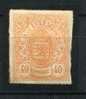 LUXEMBOURG  23  40c Orange  Défectueux  Avec Gomme Originale  Cote 1350 Euros - 1859-1880 Coat Of Arms