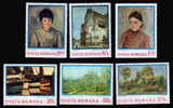 Romania 1972 Mi.3175/3180 Paintings, ** MNH,OG. - Impresionismo