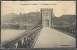 07 ROCHEMAURE Pont Suspendu Sur Le Rhône BELLE CARTE - Rochemaure