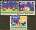 CANADA 1975 Mint Hinged Stamp(s) Olympic Games 582-584 # 5637 - Ongebruikt