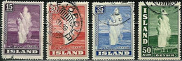 ICELAND..1938..Michel # 193-196...used. - Gebruikt