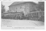 38 // ISERE / PONT DE CHERUY / Arrivée Des Tramways N° 37 / Ed Forcioly / ANIMEE - Pont-de-Chéruy