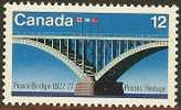 CANADA 1977 MNH Stamp(s) Peace Bridge 662 #5671 - Neufs