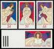 Canada (Scott No.1113-16 - Noël / 1986 / Christmas) [**] - Used Stamps