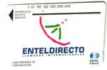 CHILE  5000  U   ABSTRACT ENTEL  DESIGN  ONE OF ONLY 4 CHILE TAMURA  CARDS   CHI-ET-04 READ DESCRIPTION !! - Cile