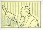 J0659 Voyage Du Pape Jean Paul II 725 Vatican 1981 Premier Jour FDC Maximum - Cartas & Documentos