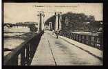 Jolie CP Ancienne Animée 47 Lot Et Garonne Tonneins Le Pont Suspendu - CAD Tonneins 9-08-1926 - Tonneins