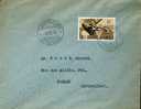 Luxembourg 1949  UPU Valeur 8F   Sur Lettre  FDC  Premier Jour Vers Belgique - Covers & Documents