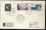 Luxembourg 1953  Jolie Lettre Recommandée Vers Suisse - Covers & Documents