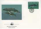 W0415 Baleine à Bosse Mégaptère Megaptera Novaeangliae  Palau 1983 FDC Premier Jour WWF - Wale