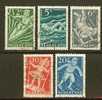Ned 1948 Child Stamps Usedn 508-512 #176 - Usados