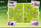 PSEUDO ENTIER POSTAL " Coupe Du Monde De Football 2006 Bloc De 10 Timbres " - Official Stationery