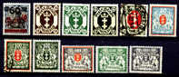 DANTZIG - Yvert - 72-74-75-77-80-102-104-105-110-116-119 - Cote 3.30 € - Briefmarken