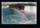 Joile CP Canada Niagara Falls Les Chûtes - Arc-en-ciel Sur Le Bateau - A Circulée - Chutes Du Niagara
