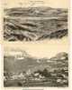 Lot 2 CARTES :GEX : Coin De Gex Et Les Montagnes & Panorama Vu De La Faucille - Gex