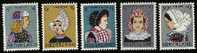 NEDERLAND 1960 MNH Stamp(s) Costumes 747-751 #044 - Nuovi