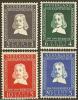 NEDERLAND 1952 MNH Stamp(s) Van Riebeeck 583-586# 31 - Nuovi