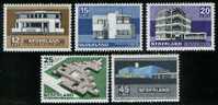 NEDERLAND 1969 MNH Stamp(s) Architecture 920-924 #256 - Usados