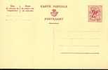 AP - Entier Postal - Carte Postale N° 163 - Chiffre Sur Lion Héraldique - 2,00 Fr Brun Carminé - FN - Briefkaarten 1951-..