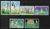 102 - ANTIGUA , CRICKET :  SERIE N. 288/290+394/396 *** - Cricket