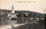 27 BEAUMONTEL Eglise Et La Risle, Lavoir, Ed Bruley 13, 191? - Beaumont-le-Roger