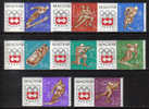 MB126 - UNGHERIA , OLIMPIADI INVERNALI 1964 :  N. 1606/1613  *** - Hiver 1964: Innsbruck