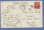 255 Op Kaart " CUNARD RMS  QUEEN ELIZABETH " Met Stempel SOUTHAMPTON /  PAQUEBOT - Lettres & Documents