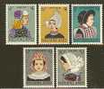 NEDERLAND 1960 Unused Hinged Stamp(s) Costumes 755-759 #1077 - Nuovi