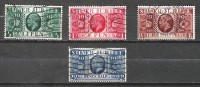 Grande Bretagne - 1934 - Y&T 201/4 - S&G 453/6 - Oblit. - Lettres & Documents