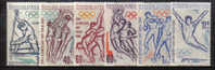 MB226 - CECOSLOVACCHIA , OLIMPIADI TOKYO 1964 :  N. 1300/1305  *** - Ete 1964: Tokyo