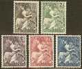 NEDERLAND 1946 Unused Hinged Stamp(s) War Victims 457-461  #362 - Ungebraucht