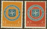 NEDERLAND 1959 OMP Zegel(s) Nato 728-729 #668 Mint Hinged - Unused Stamps