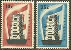 NEDERLAND 1956 OMP Zegel(s) Europa 683-684 #647 - Nuovi