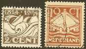 NEDERLAND 1924 Gebruikte Zegel(s) Redding Op Zee 141-142 #652 - Usati
