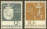 NEDERLAND 1964 OMP Zegels Universiteit Groningen 822-823 #738 - Neufs