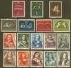 NEDERLAND 1943 MNH Symbolen & Zeehelden 405-421 #927 - Unused Stamps