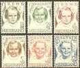 NEDERLAND 1946 Prinsessen Ongebruikt Zonder Gom 462-467 #921 - Unused Stamps