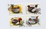 Hongrie N°3172 à 3175 Oblitéré Canards - Gallinaceans & Pheasants