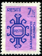 Pays : 489,1 (Turquie : République)  Yvert Et Tellier N° : S  155 (o) - Official Stamps