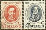 NEDERLAND 1960 Gebruikte Volksgezondheid Zegel(s) 751-752  #886 - Usati
