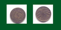 5 REICHSPFENNIG 1925 F - 5 Renten- & 5 Reichspfennig