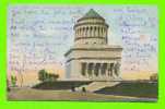 NEW YORK CITY, NY - GEN. GRANT'S TOMB - RIVERSIDE DRIVE - ANIMATED - CARD TRAVEL 1906 - UNDIVIDED BACK - SPARKLES - - Andere Monumente & Gebäude