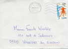 JEUX OLYMPIQUES DE TURIN FRANCE TIMBRE SUR LETTRE - Hiver 2006: Torino - Paralympic